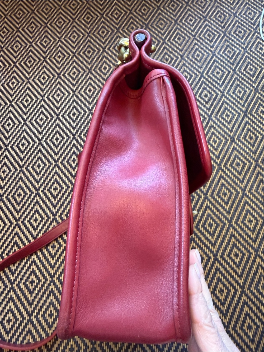 Vintage coach Willis 9927 red with brass - Picture 6 of 16